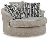 Calnita Oversized Swivel Chair