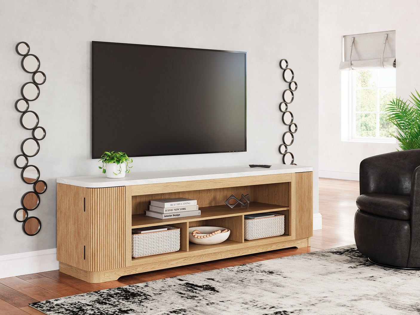 Camdill XL TV Stand w/ Fireplace Option