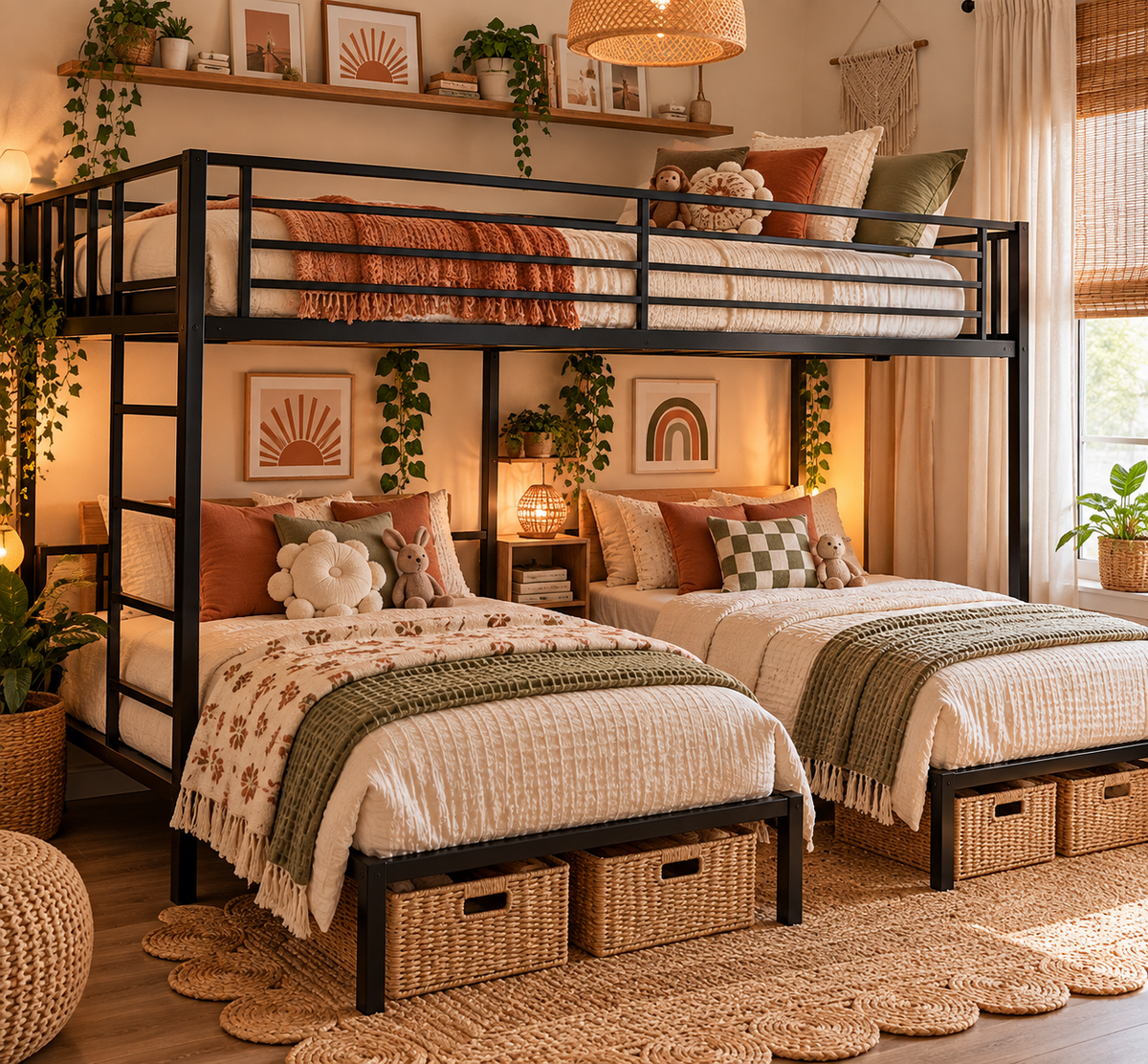 Milo Triple Bunk Bed