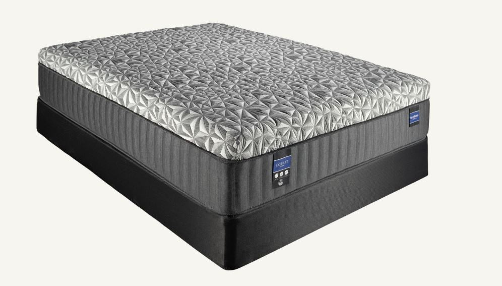Grand Hybrid Cobalt Medium Mattress & Boxspring