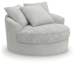 Cuddle Plush Oversized Swivel Accent Chair