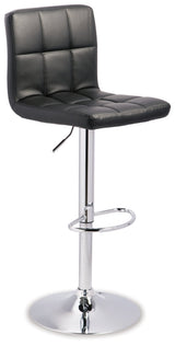 Bellatier Tall Upholstered Swivel Barstool