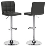 Bellatier Tall Upholstered Swivel Barstool