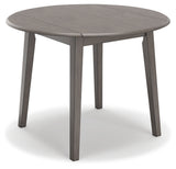 Shullden Round Dining Room Drop Leaf Table