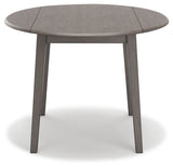 Shullden Round Dining Room Drop Leaf Table