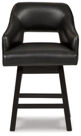 Tallenger Upholstered Swivel Barstool