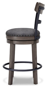 Caitbrook Upholstered Swivel Barstool