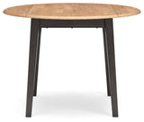 Gesthaven Round Dining Room Drop Leaf Table