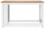 Gesthaven Dining Set (Up to 4 Barstools)