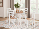 Gesthaven Round Dining Room Drop Leaf Table