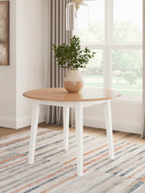 Gesthaven Round Dining Room Drop Leaf Table