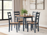 Gesthaven Dining Set (Up to 4 Barstools)