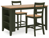 Gesthaven Dining Set (Up to 4 Barstools)