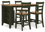Gesthaven Dining Set (Up to 4 Barstools)