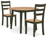 Gesthaven Dining Set (Up to 4 Barstools)