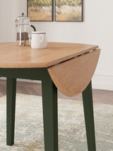 Gesthaven Round Dining Room Drop Leaf Table