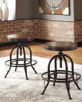 Valebeck Swivel Barstool (Set of 2)