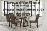 Jeshina Counter Height Table with 4 Stools