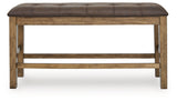 Broxtyn DBL Counter Upholstered Bench