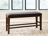 Haddigan DBL Counter Upholstered Bench