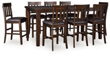 Haddigan Dining Set (Up to 8 Barstools)