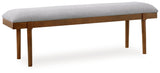 Lyncott Large Upholstered Dining Room Bench