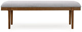 Lyncott Large Upholstered Dining Room Bench