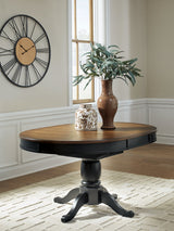 Loganeer Oval Dining Room Butterfly Extension Table