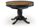 Loganeer Oval Dining Room Butterfly Extension Table