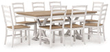 Purlaney Dining Set (Up to 8 Chairs)
