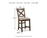 Moriville Upholstered Barstool