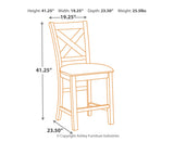 Moriville Dining Set (Up to 6 Barstools)