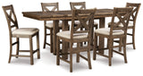 Moriville Dining Set (Up to 6 Barstools)