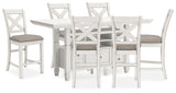 Robbinsdale Counter Height Dining Table and 6 Barstools