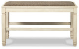 Bolanburg DBL Counter Upholstered Bench