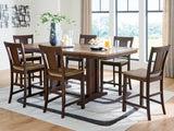 Rylandeen Counter Height Dining Set (Up to 8 Barstools)