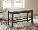 Tyler Creek DBL Counter Upholstered Bench