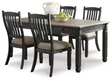Tyler Creek Dining Set (Up to 6 Barstools)