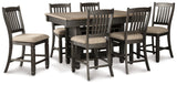 Tyler Creek Dining Set (Up to 6 Barstools)