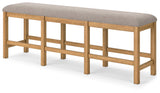 Havonplane XL Counter Upholstered Dining Room Bench