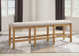 Havonplane XL Counter Upholstered Dining Room Bench
