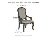Queen Ann Arm Chair (Set of 2)