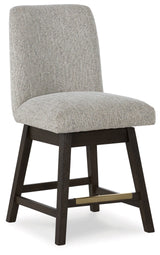 Burkhaus Upholstered Swivel Barstool