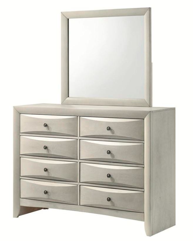 Emily White King Storage Bedroom Set