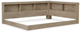 Oliah Bookcase Storage Bed