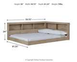 Oliah Bookcase Storage Bed