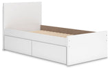 Onita Panel Platform Bed with 1 Side Storage