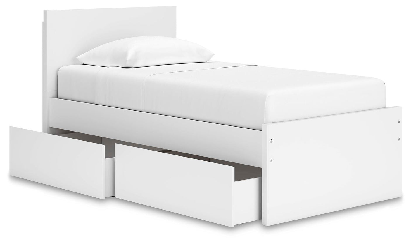 Onita Panel Platform Bed with 1 Side Storage
