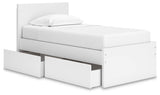 Onita Panel Platform Bed with 1 Side Storage