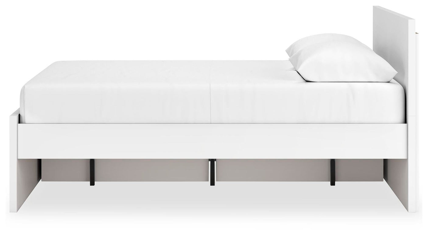 Onita Panel Platform Bed with 1 Side Storage